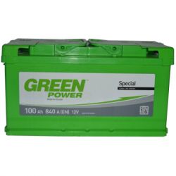   GREEN POWER Standart 100Ah (+/-) (840EN) (22430) -  1