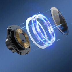 Универсальный автодержатель Grand-X MT-15W MagSafe с зарядкой 15W (крепление на дефлектор) (MT-15W) - Картинка 9