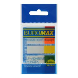 - Buromax  Plastic bookmarks 45x12mm, 5*20 , neon (BM.2305-98)