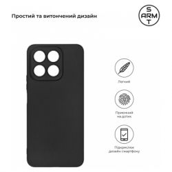 Чохол до мобільного телефона Armorstandart Matte Slim Fit Honor X8a Camera cover Black (ARM69397) - Картинка 3