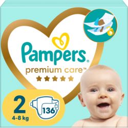  Pampers Premium Care  2 (4-8 ) 136  (8006540855812)