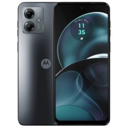 Motorola G14, Steel Grey, 2 Nano-SIM, 6.5" (24001080, IPS, 90 ), Unisoc Tiger T616 (2x2.0 GHz + 6x1.8 GHz), Mali-G57 MP1, 4GB, 128GB, microSD, 4G, NFC, GPS, WiFi, Bluetooth, 50Mp/2Mp + 8Mp, 5000 mAh, Type-C, Android 13 (PAYF0006RS)