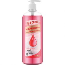 Жидкое мыло San Clean Розовое 1000 г (4820003540992)