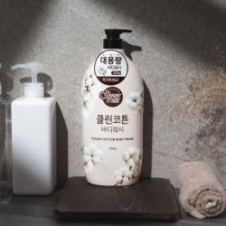 Гель для душу KeraSys Shower Mate Clean Cotton 1200 мл (8801046307458) - Картинка 2