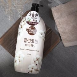 Гель для душу KeraSys Shower Mate Clean Cotton 1200 мл (8801046307458) - Картинка 3