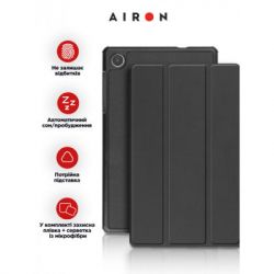    AirOn Premium Lenovo Tab M8 4th Gen (TB-300FU) + protective film black (4822352781092) -  5