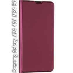     BeCover Exclusive New Style Samsung A24 4G SM-A245/M34 5G SM-M346 Red Wine (709782)