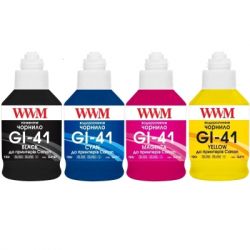 ������� WWM Canon GI-41 ��� G2420/3420 4�190� BP/C/M/Y SET, Pigm/Water (G41SET4) - �������� 2