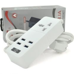 Сетевой фильтр питания Voltronic TВ-Т06, 1роз, 4*USB White (ТВ-Т06-White) - Картинка 2