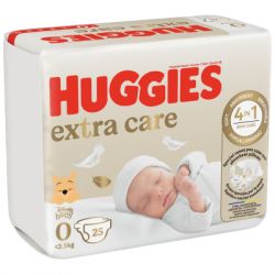 ϳ Huggies Extra Care 0 (< 3,5 ) 25 (5029053548647) -  2