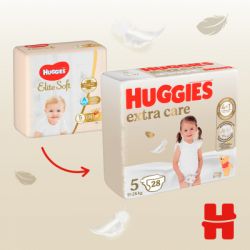 ���������� Huggies Extra Care Size 5 (11-25 ��) 28 �� (5029053583150) - �������� 3
