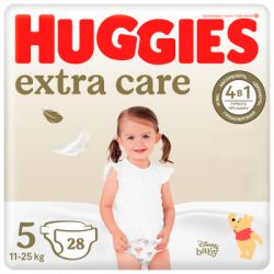 ���������� Huggies Extra Care Size 5 (11-25 ��) 28 �� (5029053583150) - �������� 1