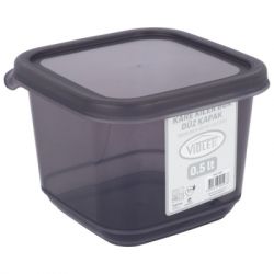 Емкость для сыпучих продуктов Violet House Transparent Black 0.5 л (0297 Transparent Black)