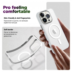 Чохол до мобільного телефона Armorstandart Unit MagSafe Apple iPhone 14 Pro Max Matte Clear Silver (ARM70438) - Картинка 2