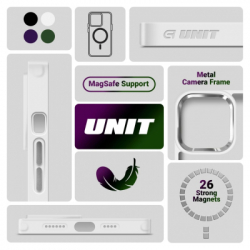 Чохол до мобільного телефона Armorstandart Unit MagSafe Apple iPhone 14 Pro Max Matte Clear Silver (ARM70438) - Картинка 5