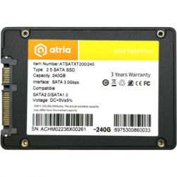  SSD 2.5" 240GB XT200 ATRIA (ATSATXT200/240) -  2