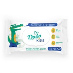 Туалетний папір Dada Дитячий вологий 50 шт. (4823071659726) - Картинка 2