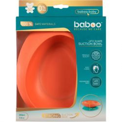 Тарелка детская Baboo Ufo с основой-присоской, от 6 месяцев (персик) (9-031) - Картинка 6
