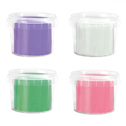 Набір для творчості Ses Feel good dough - Пастель, 4 баночки Незасихаюча маса для ліплення (00514S) - Картинка 2