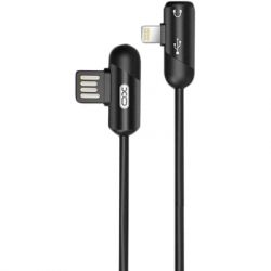   NB38 USB - Lightning + Lightning Audio 1.0m 2.4 Black XoKo (XO-NB38)