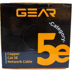 Кабель сетевой FTP 305м, cat.5e, CU, 4*2*0,51, PVC+PE, outdoor, black GEAR (GEC-FTPCUOUT051305) - Картинка 3