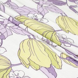 Постільна білизна Home Line Весняний Вечір бузково-зелений бязь полуторний (174438) - Картинка 2