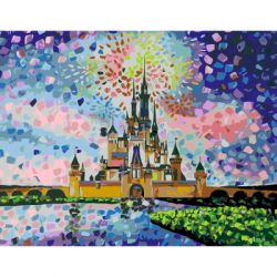    Rosa Start Disney castle 35  45  (4823098518822)