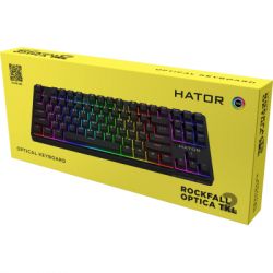 Клавіатура Hator Rockfall 2 Optica TKL Black USB Black (HTK-730) - Картинка 6