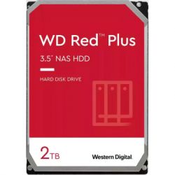  3.5" 2Tb Western Digital Red Plus, SATA3, 64Mb, 5400 rpm (WD20EFPX)