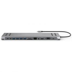 - XoKo 14-in-1 Dock USB-C (HDMI/VGA/USB3.0/.../USB-C PD/RJ45/..) (XK-AC1400-SL) -  3
