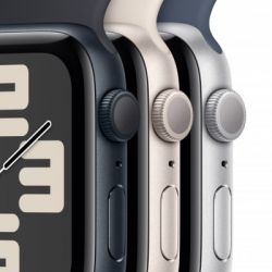 - Apple Watch SE 2023 GPS 40mm Midnight Aluminium Case with Midnight Sport Loop (MRE03QP/A) -  3