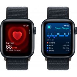 - Apple Watch SE 2023 GPS 40mm Midnight Aluminium Case with Midnight Sport Loop (MRE03QP/A) -  5