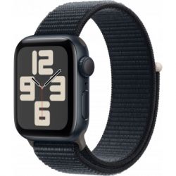 - Apple Watch SE 2023 GPS 40mm Midnight Aluminium Case with Midnight Sport Loop (MRE03QP/A) -  1
