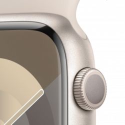 - Apple Watch Series 9 GPS 41mm Starlight Aluminium Case with Starlight Sport Band - S/M (MR8T3QP/A) -  3