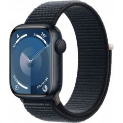 - Apple Watch Series 9 GPS 41mm Midnight Aluminium Case with Midnight Sport Loop (MR8Y3QP/A) -  1