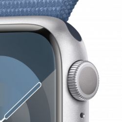 - Apple Watch Series 9 GPS 41mm Silver Aluminium Case with Winter Blue Sport Loop (MR923QP/A) -  3