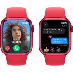- Apple Watch Series 9 GPS 45mm (PRODUCT)RED Aluminium Case with (PRODUCT)RED Sport Band - M/L (MRXK3QP/A) -  6