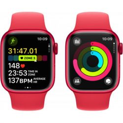 - Apple Watch Series 9 GPS 45mm (PRODUCT)RED Aluminium Case with (PRODUCT)RED Sport Band - M/L (MRXK3QP/A) -  8