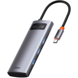 ������������ Baseus USB3.1 Type-C to USB Type C PD 100W/HDMI 4K 60 Hz/3*USB 3.2 Gen1/ 5in1 (CAHUB-CX0G) - �������� 5