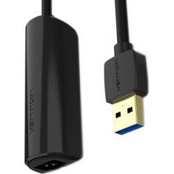  USB 3.0 to Ethernet RJ45 1000Mb black Vention (CEHBB) -  2