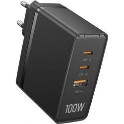   Vention 3xUSB 100W GaN (2USB-C+USB-A) black (FEGB0-EU)
