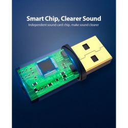 Звуковая карта Звуковая плата Vention Audio USB 1х3,5mm jack 4pin Metal (OMTP-CTIA) (CDLH0) - Картинка 12