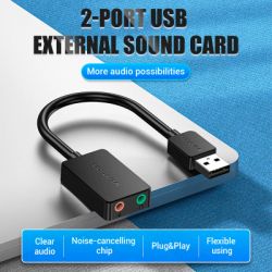 ������� ����� ������� ����� Vention Audio USB 2�3,5 �� jack 0.15m (CDYB0) - �������� 2