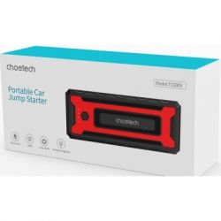    Choetech 16000mAh Car Jump Starter, USB-C/UAB-A/QC18W, Flashlight (TC0009) -  4