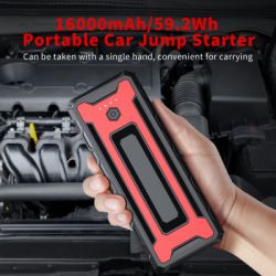    Choetech 16000mAh Car Jump Starter, USB-C/UAB-A/QC18W, Flashlight (TC0009) -  8