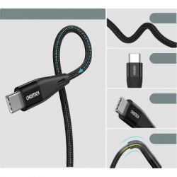 Дата кабель USB-C to USB-C 1.2m USB 2.0 60W Choetech (XCC-1003) - Картинка 3