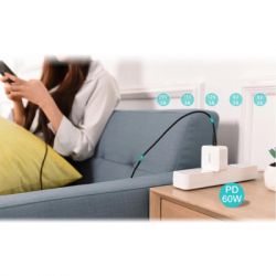 Дата кабель USB-C to USB-C 1.2m USB 2.0 60W Choetech (XCC-1003) - Картинка 8