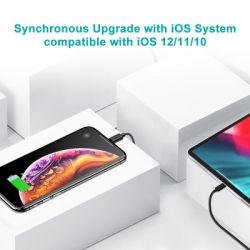 Дата кабель USB 2.0 AM to Lightning 1.2m 2.4A MFI Choetech (IP0026) - Картинка 7