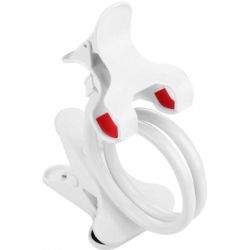 Тримач для смартфонів XoKo прищепка, гнучкий, 65 см, білий (XK-RM-C20-WHT) - Картинка 2