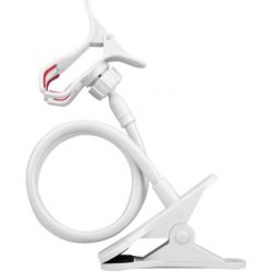 Тримач для смартфонів XoKo прищепка, гнучкий, 65 см, білий (XK-RM-C20-WHT) - Картинка 4